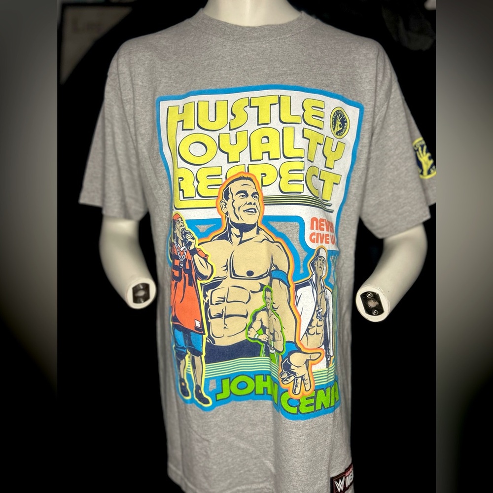 WWE Gray Hustle Loyalty Respect T-Shirt